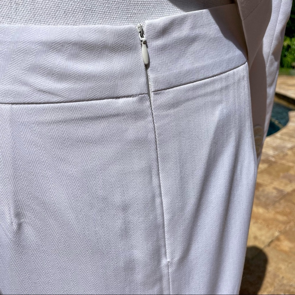 EUC! Custom Made White Skirt Suit - Picture 7 of 7